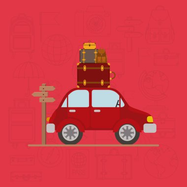 Dünya set simgeleri seyahat