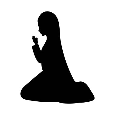 Tatlı Meryem Bakire siluet yemlik karakterleri