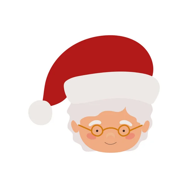 Счастливого Рождества, Санта Клаус, жена персонажа — стоковый вектор
