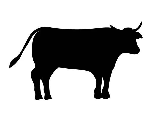 可爱的牛马槽动物性格 — 图库矢量图片#