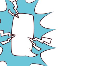 ekspresyon konuşma balonu pop sanat tarzı