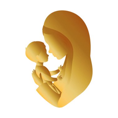 Altın Meryem Bakire İsa 'yı kaldırıyor