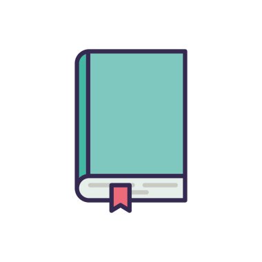 eğitim kitabı izole edilmiş simge