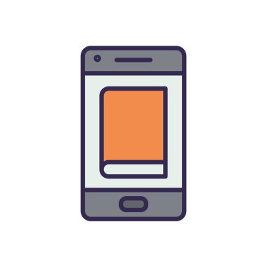 akıllı telefon simgesinde elektronik kitap