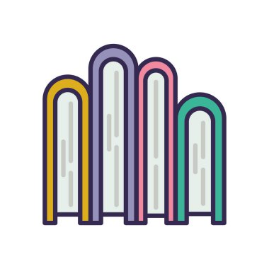 eğitim kitapları yığın simgeleri