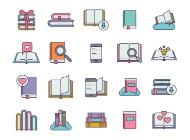 bir yığın eğitim kitabı