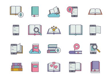 bir yığın eğitim kitabı