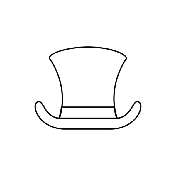 England hat gentleman accessory icon — Stock Vector