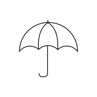 İngiltere şemsiye aksesuar izole simgesi