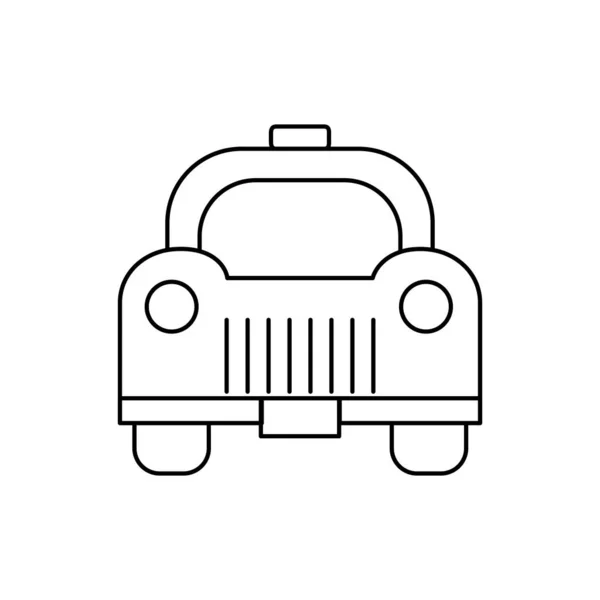 Engeland klassieke auto geïsoleerde pictogram — Stockvector