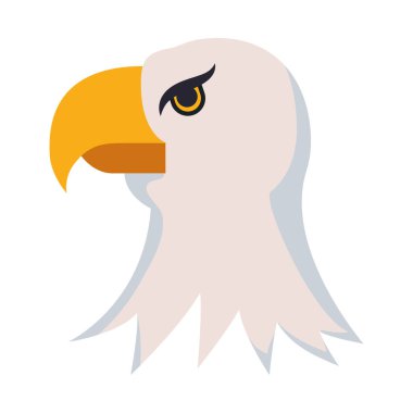 İzole edilmiş kartal vektör tasarımı