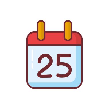 Mutlu noeller takvim vektör tasarımı