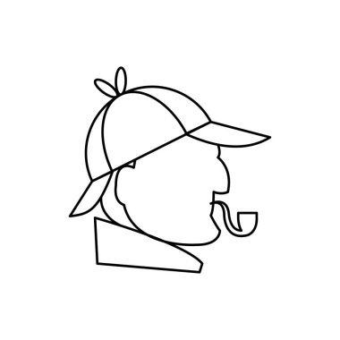 İngiltere müfettişi pipo profili içiyor