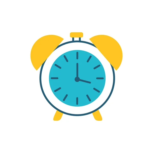 Reloj de tiempo de alarma icono aislado — Vector de stock