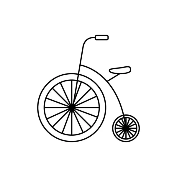Anglia retro rower izolowany ikona — Wektor stockowy