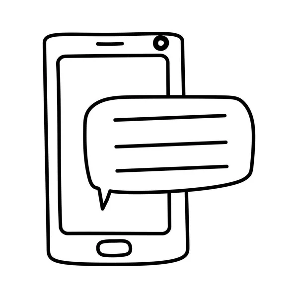 Isoliertes Smartphone-Icon-Vektordesign — Stockvektor