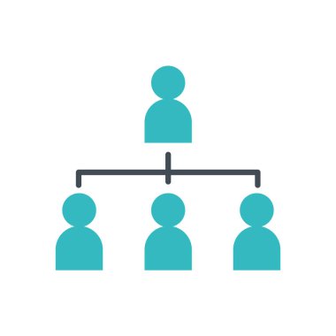 Takım çalışması avatarları siluetleri izole edilmiş simgeler