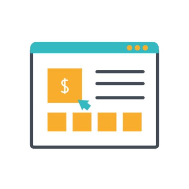 şablon para sembollü web sayfası