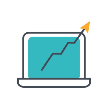 istatistik oklu dizüstü bilgisayar