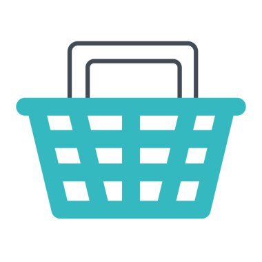 shopping basket commerce isolated icon