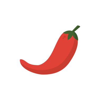 Biberli sebze vektör tasarımı