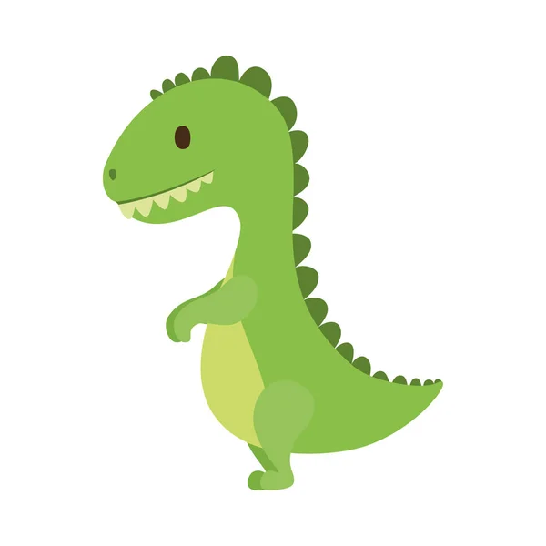 Diseño de vector de juguete dinosaurio aislado — Vector de stock