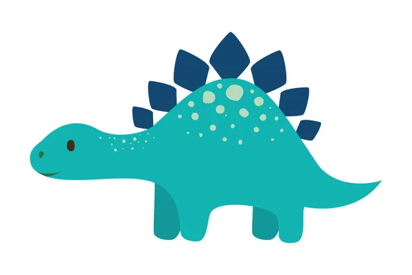 Design de vetor de brinquedo de dinossauro isolado —  Vetores de Stock