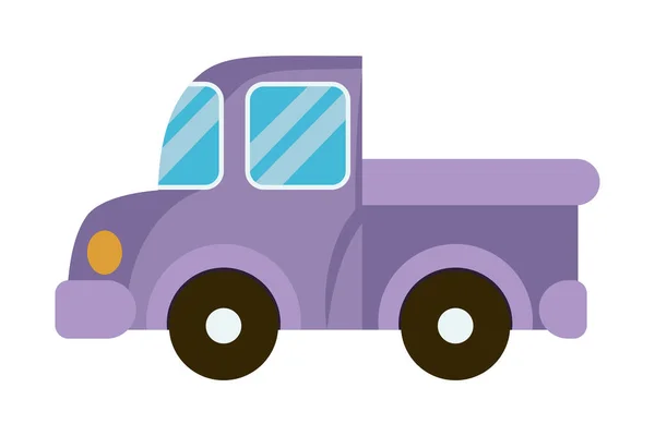 Geïsoleerde vrachtwagen speelgoed vector ontwerp — Stockvector