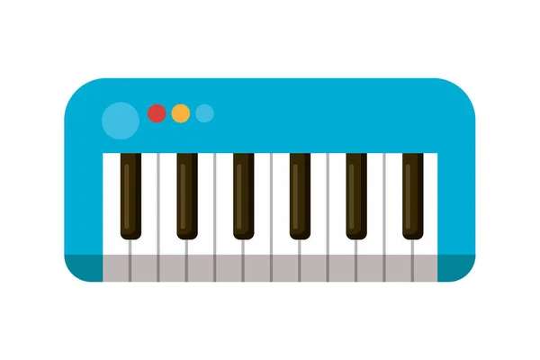 Izolované klavír hračka vektor design — Stockový vektor