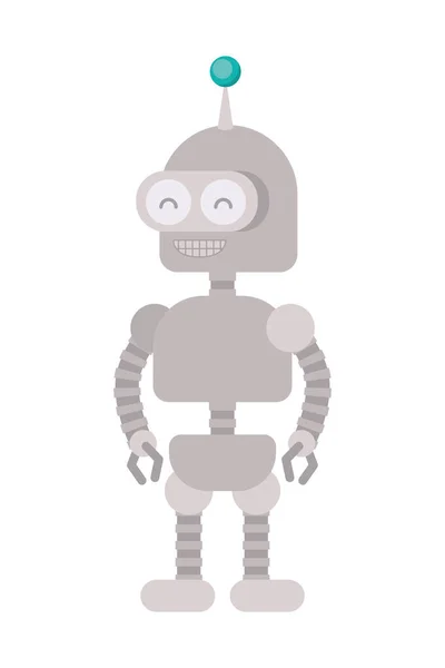 Tecnologia robot cartone animato progettazione vettoriale — Vettoriale Stock