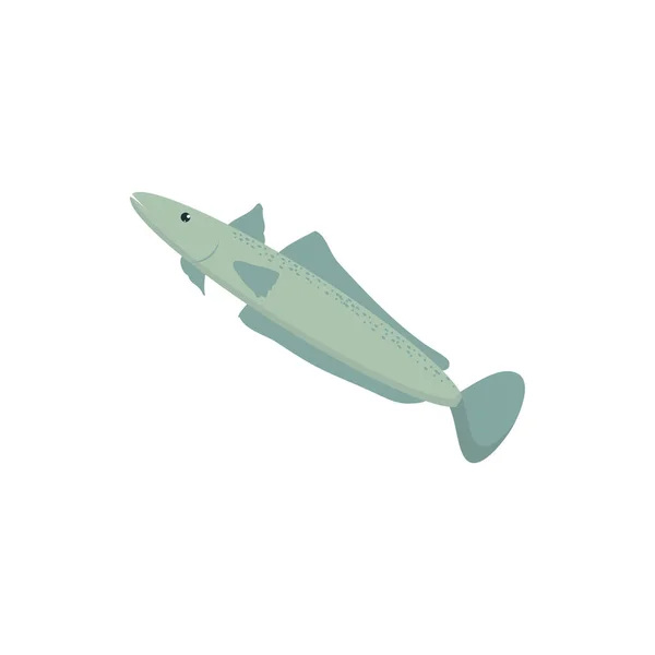 Векторная конструкция морских рыб — стоковый вектор