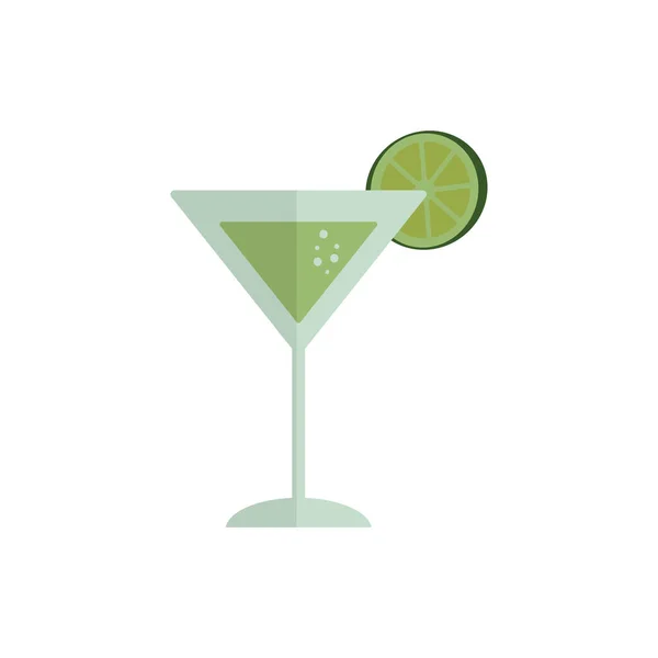 Isolé icône de cocktail design vectoriel — Image vectorielle