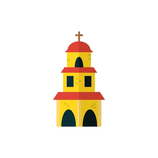 Izolované mexické církevní vektor design — Stockový vektor