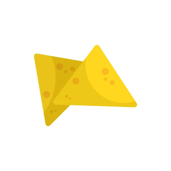Conception vectorielle isolée de nachos mexicains — Image vectorielle