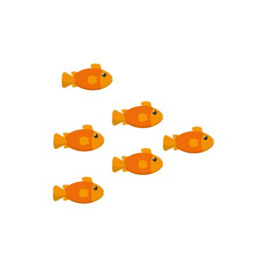 İzole edilmiş deniz balığı vektör tasarımı