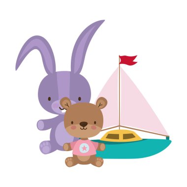 Ayrı oyuncak vektör tasarımı