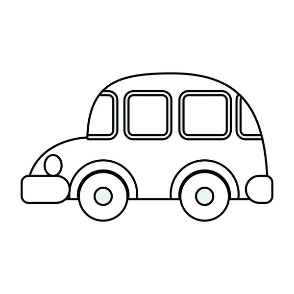 隔離された車のおもちゃのベクトルデザイン — ストックベクタ