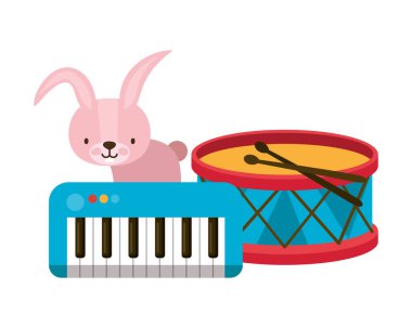 Ayrı oyuncak vektör tasarımı