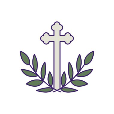 İzole çapraz doldurma vektör tasarımı