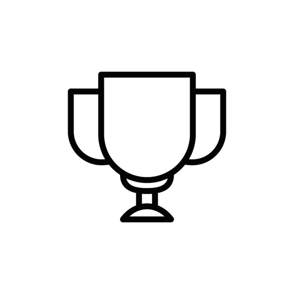 Изолированная конструкция иконки трофея — стоковый вектор