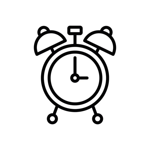 Reloj aislado icono línea vector diseño — Archivo Imágenes Vectoriales