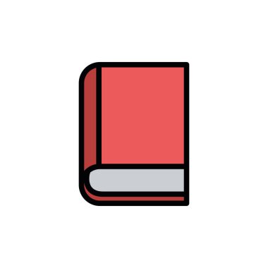 İzole kitap doldurma vektör tasarımı