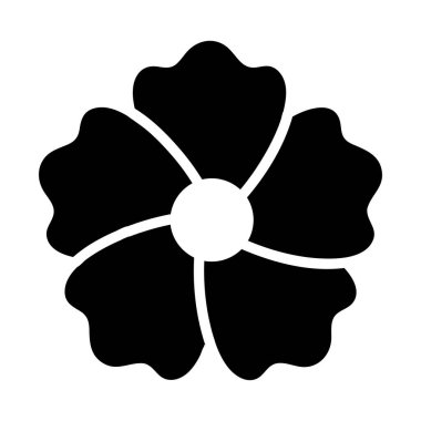 İzole çiçek süsleme vektör tasarımı