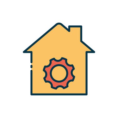 Akıllı ev vektör tasarımı evi