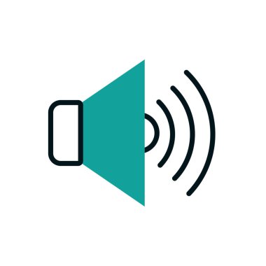 İzole müzik hacmi vektör tasarımı