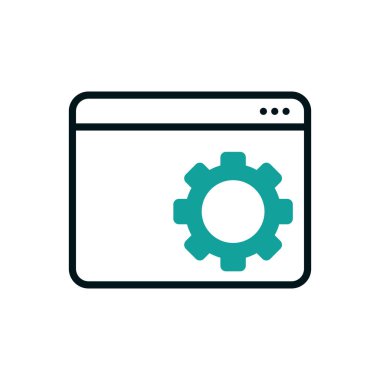 İzole edilmiş web sitesi doldurma vektör tasarımı