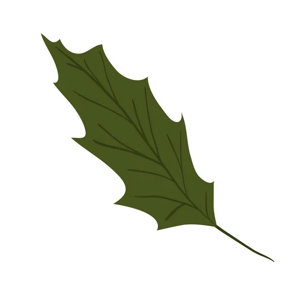 孤立した葉のアイコンベクトルデザイン — ストックベクタ