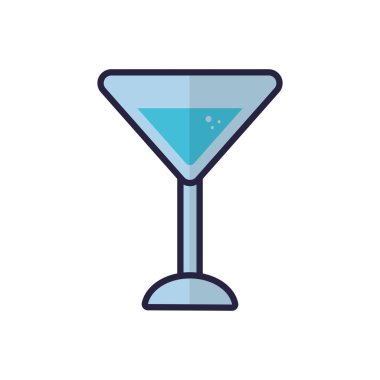 İzole edilmiş martini cam taşıyıcı tasarımı