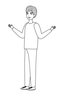 Şirin adam çizgi film çizimi vektör tasarımı