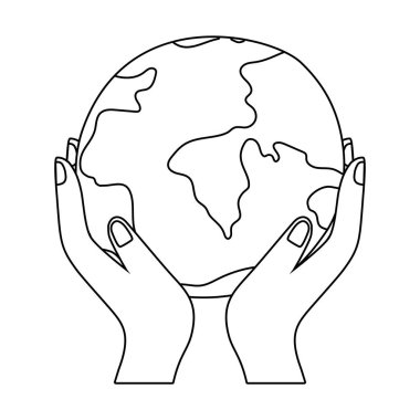 İzole gezegen küre vektör tasarımı